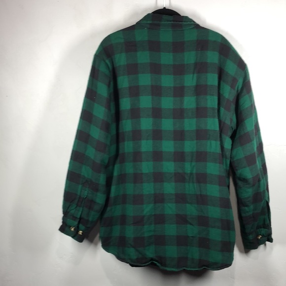 Ozark Trail green plaid quilted jacket size medium - Picture 6 of 11